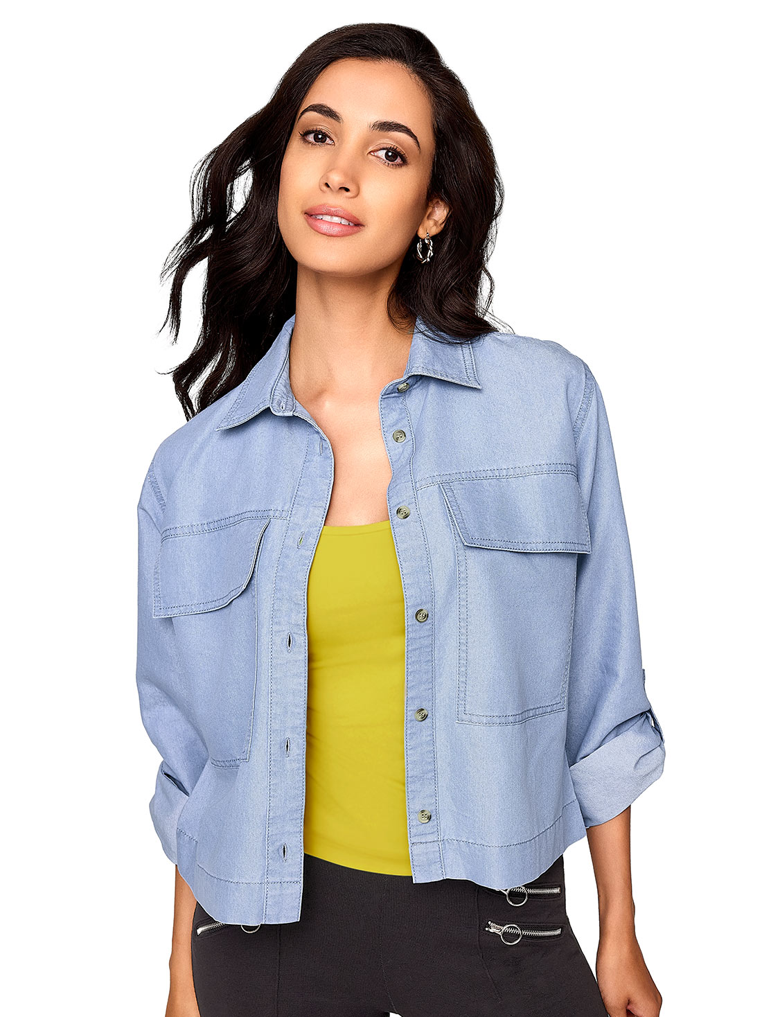 Camisa de mezclilla 81205, CLARO I, hi-res