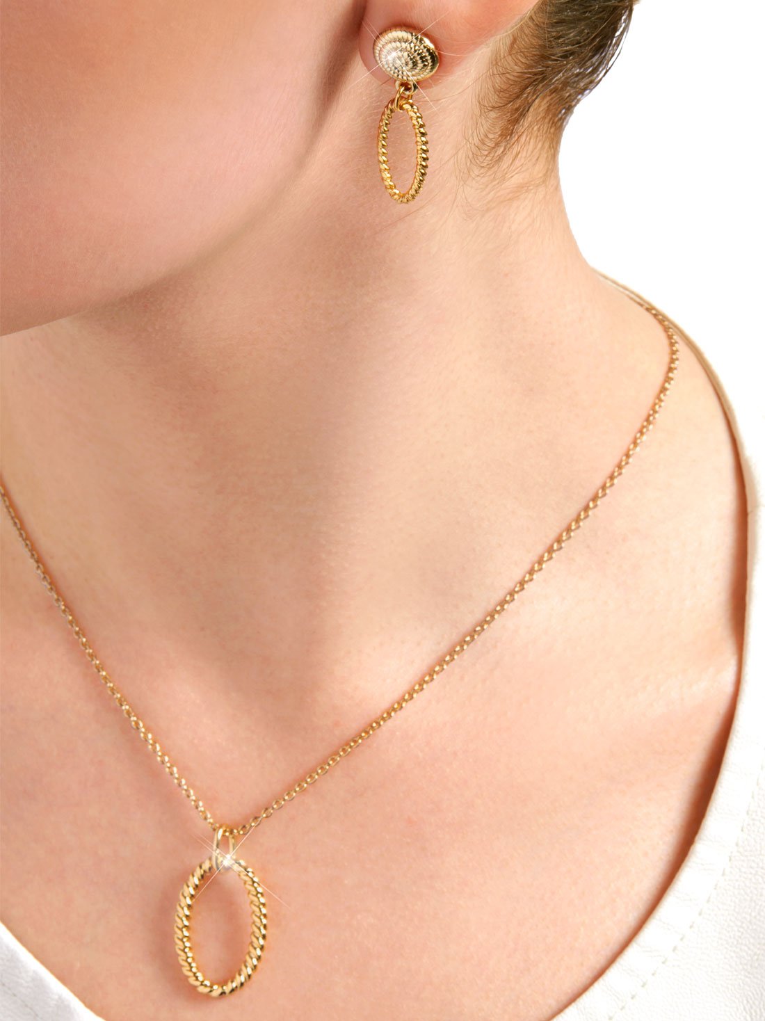 Collar aro torzal 29050, ORO, hi-res