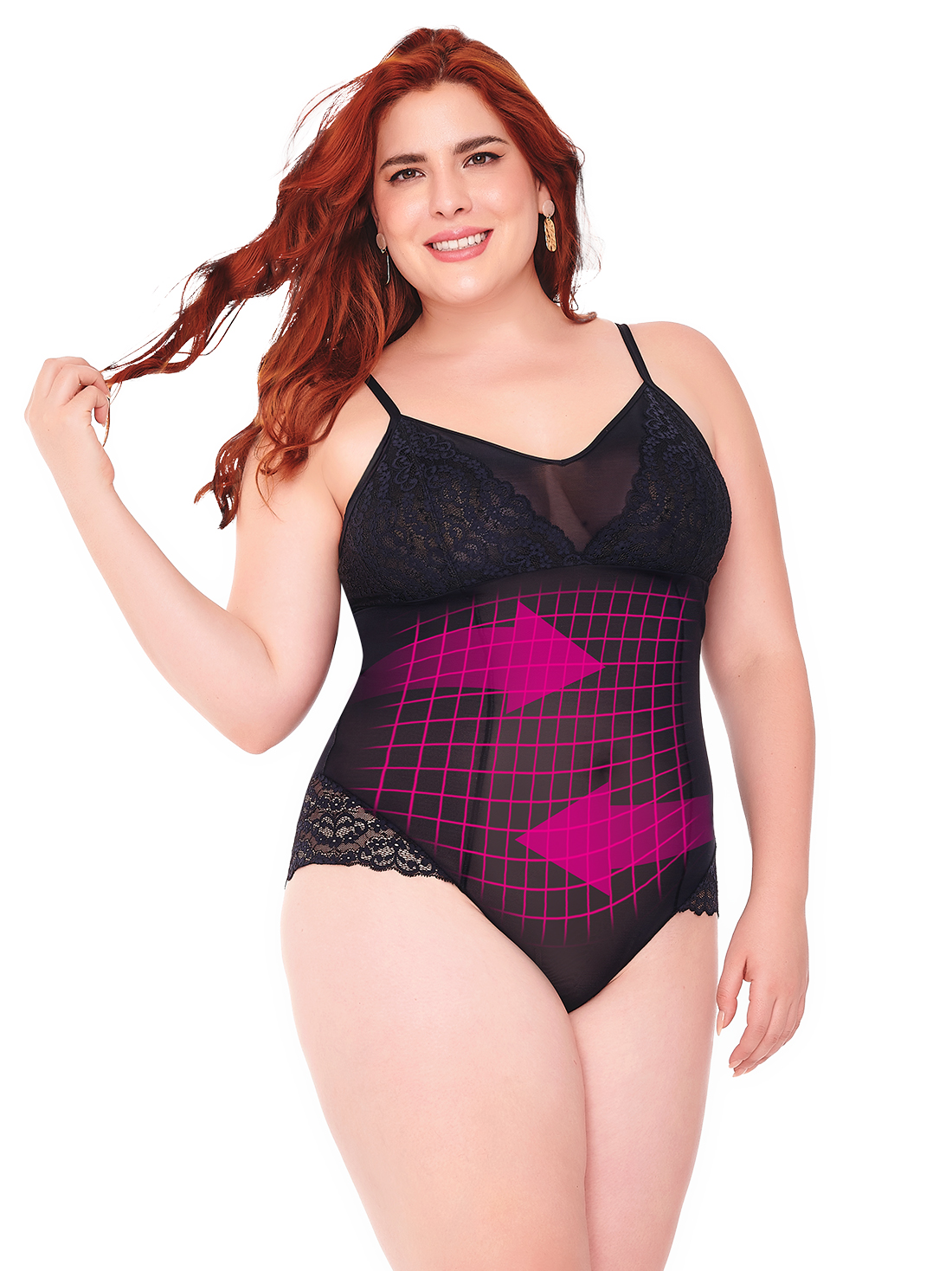 Body reductor firme 74000, NEGRO, hi-res