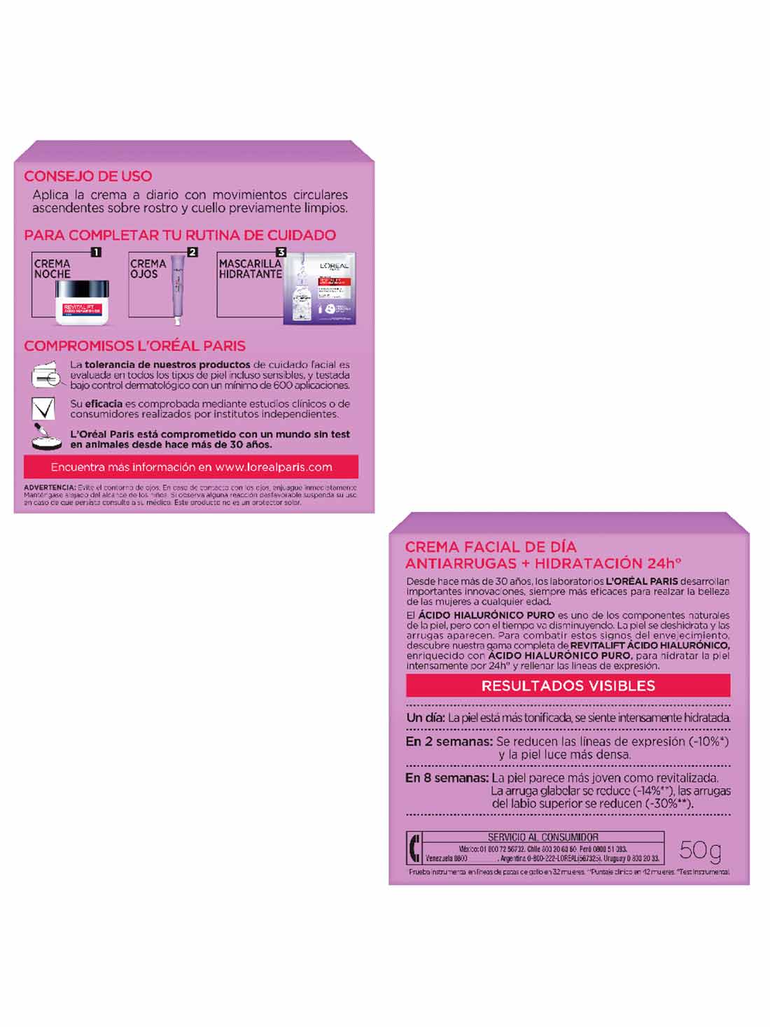 L'Oréal Paris crema de día revitalift ácido hialurónico 35272, ÚNICO, hi-res
