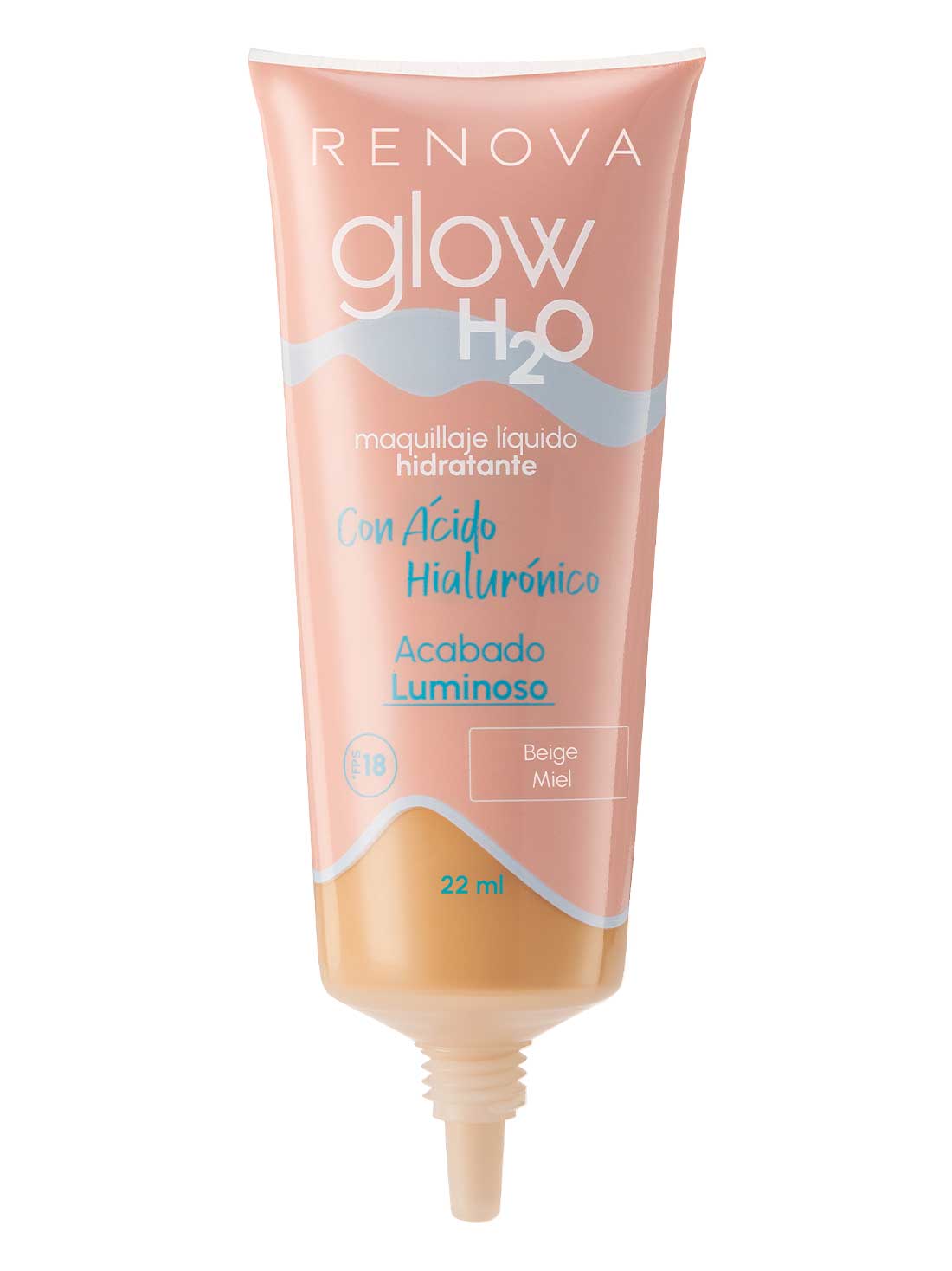 Renova maquillaje glow H2O 22025, MIEL, hi-res