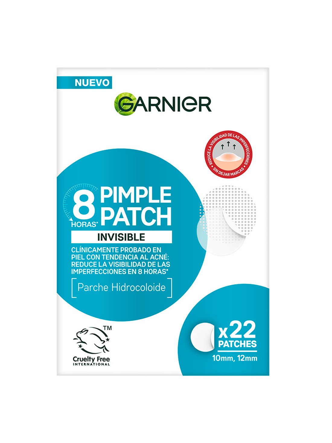 Garnier parches para acné pimples patch 27112, ÚNICO, hi-res