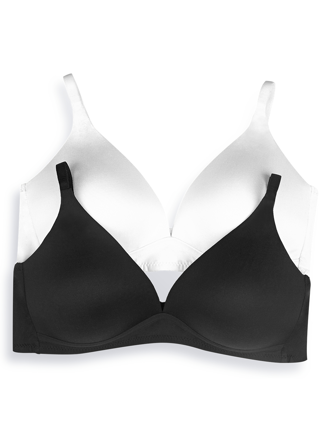 Paquete de dos bras 24323, NEGRO/BLANCO, hi-res
