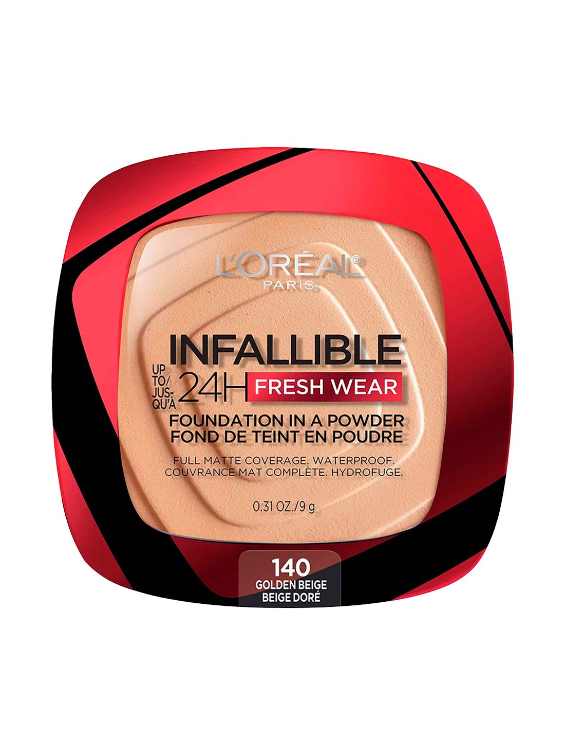 L'Oréal Paris polvo compacto infallible fresh wear 22031, 140 GOLDEN BEIGE, hi-res