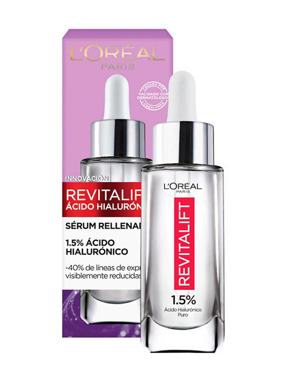 L'Oréal Paris sérum rostro revitalift ácido hialurónico 35297, ÚNICO, hi-res