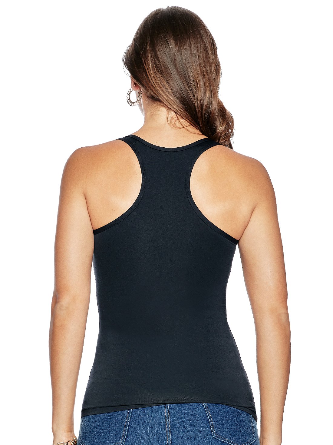Top racerback 4488, NEGRO, hi-res