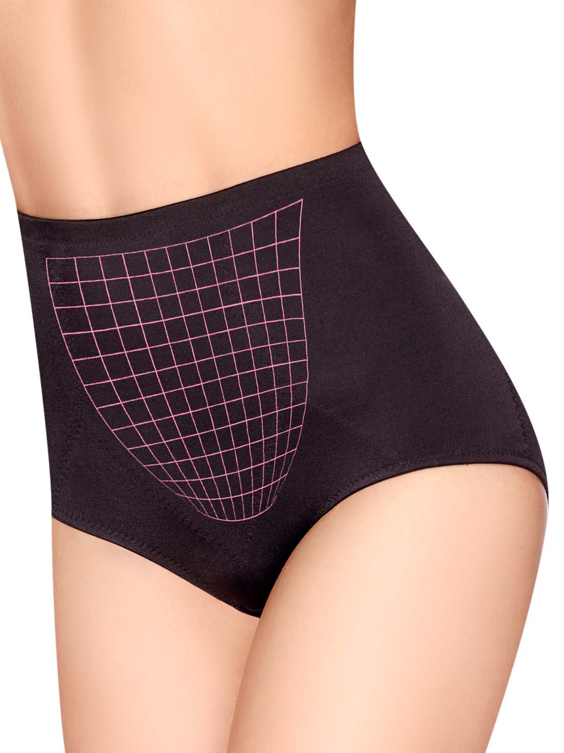 Panty alta con control 1564, NEGRO, hi-res