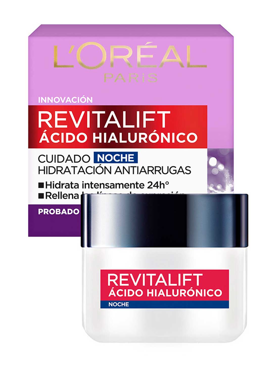 L'Oréal Paris crema de noche revitalift ácido hialurónico 35273, ÚNICO, hi-res
