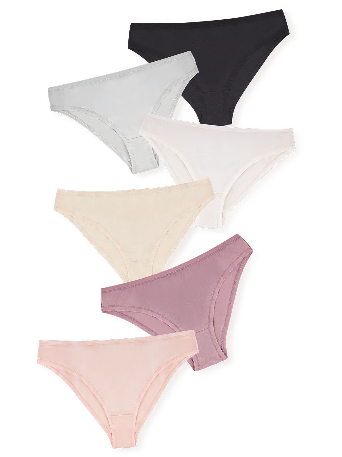 Paquete de 6 bikinis 79028, NATURAL, hi-res
