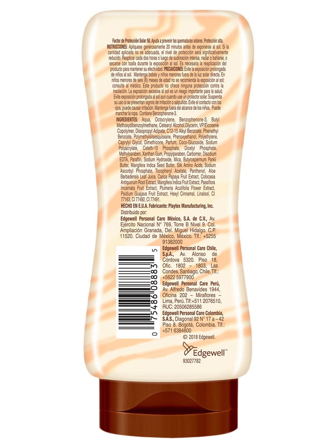 Hawaiian Tropic loción silk hydration FPS 50+ 27025, ÚNICO, hi-res