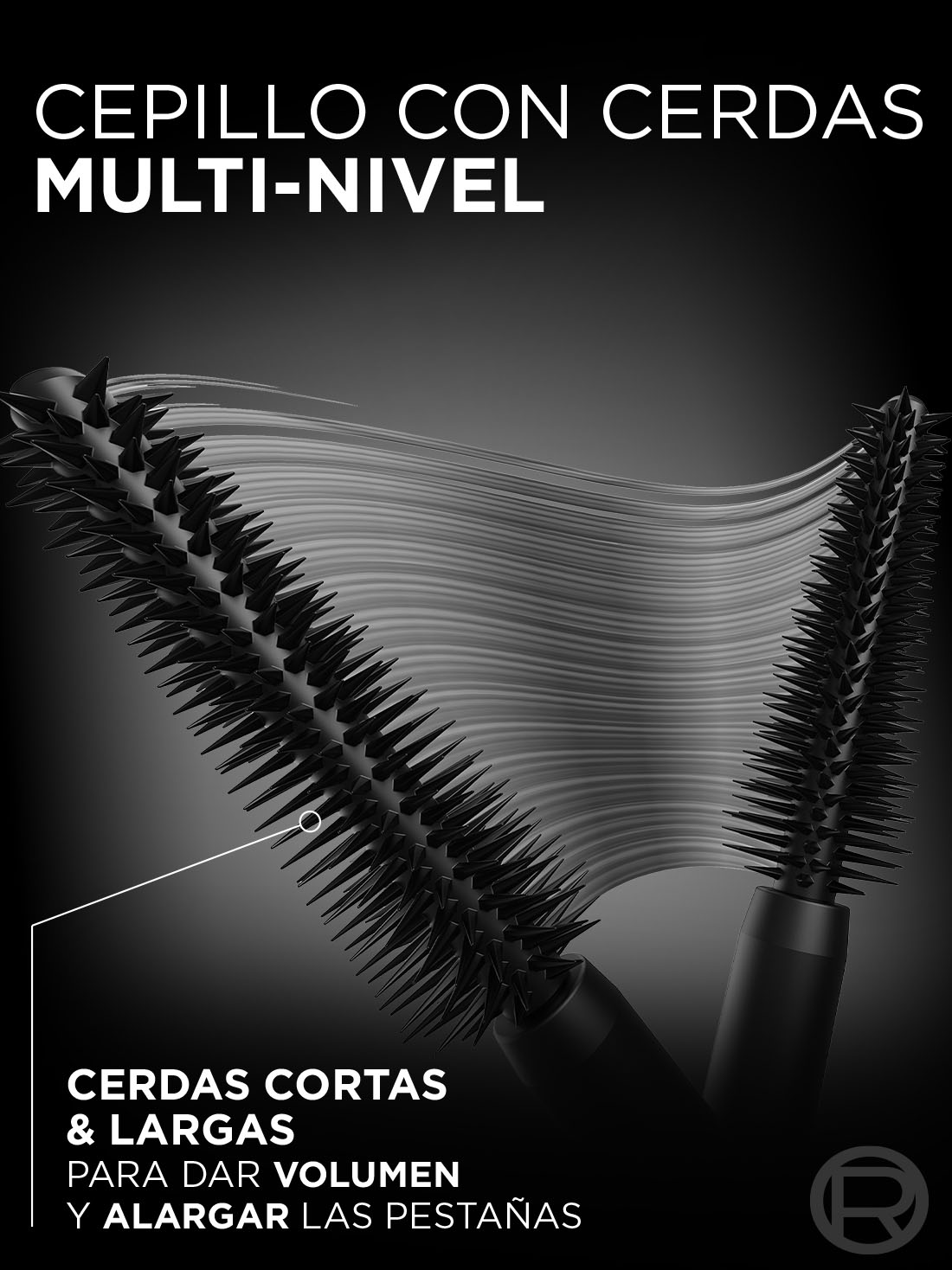L'Oréal Paris mascara de pestañas volume million panorama 21050, BLACK WP, hi-res