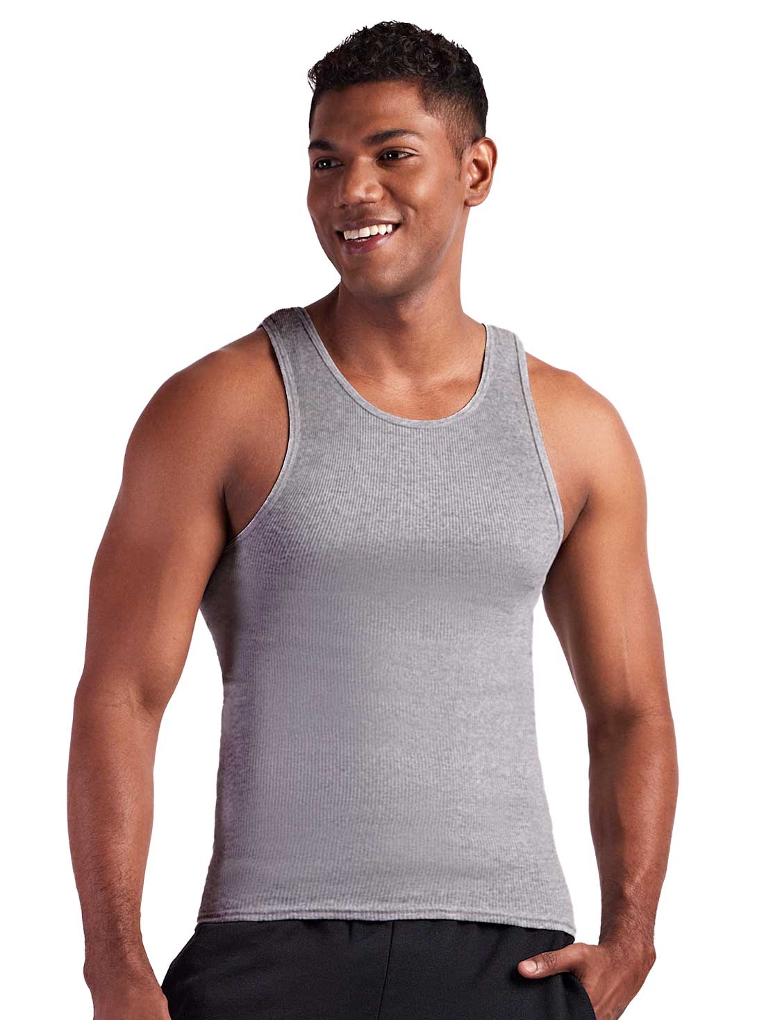 Camiseta atlética Fruit of the Loom 72016, JASPE GRIS, hi-res