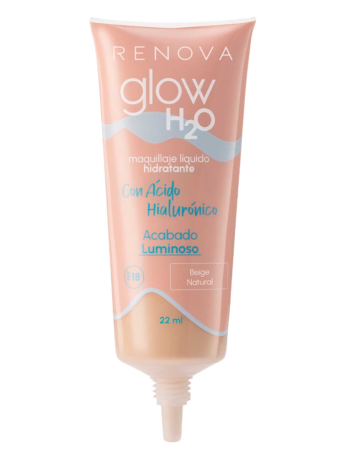 Renova maquillaje glow H2O 22025, NATURAL, hi-res