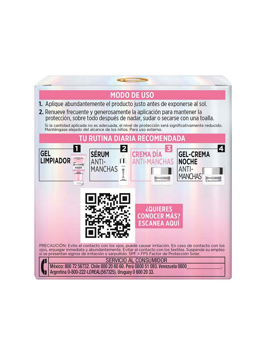L'Oréal Paris crema día glycolic bright 27065, ÚNICO, hi-res