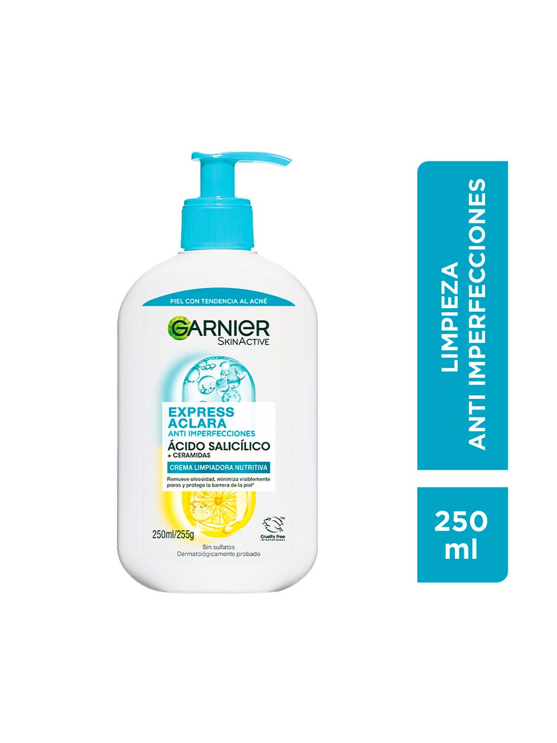 Garnier espuma limpiadora express aclara anti acné 25044, ÚNICO, hi-res