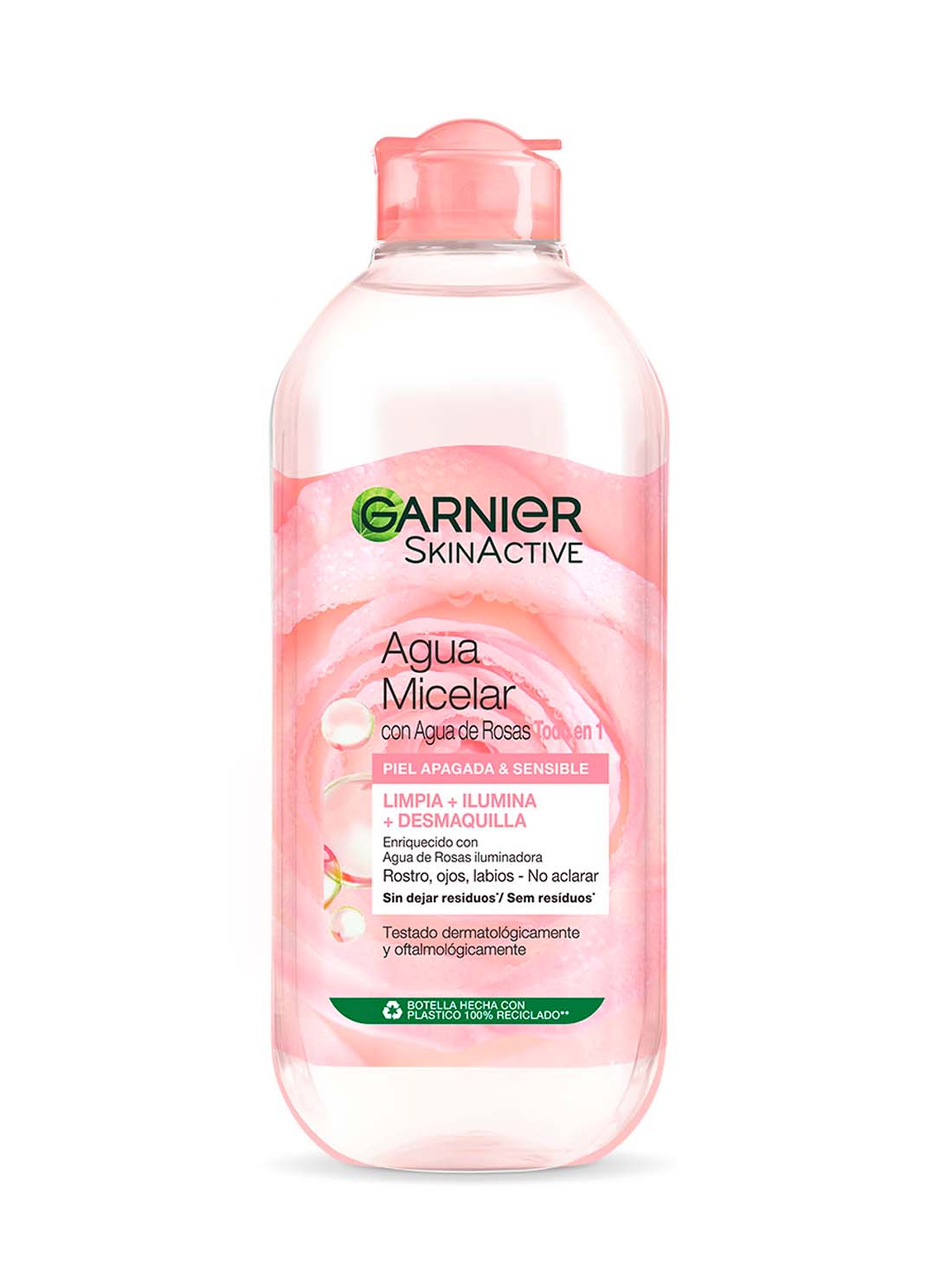 Garnier agua micelar agua de rosas  25015, ÚNICO, hi-res