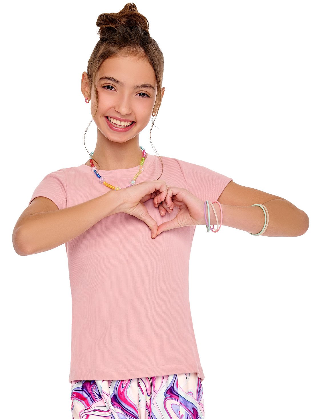 Paquete de 2 playeras 19006, ROSA SUAVE, hi-res