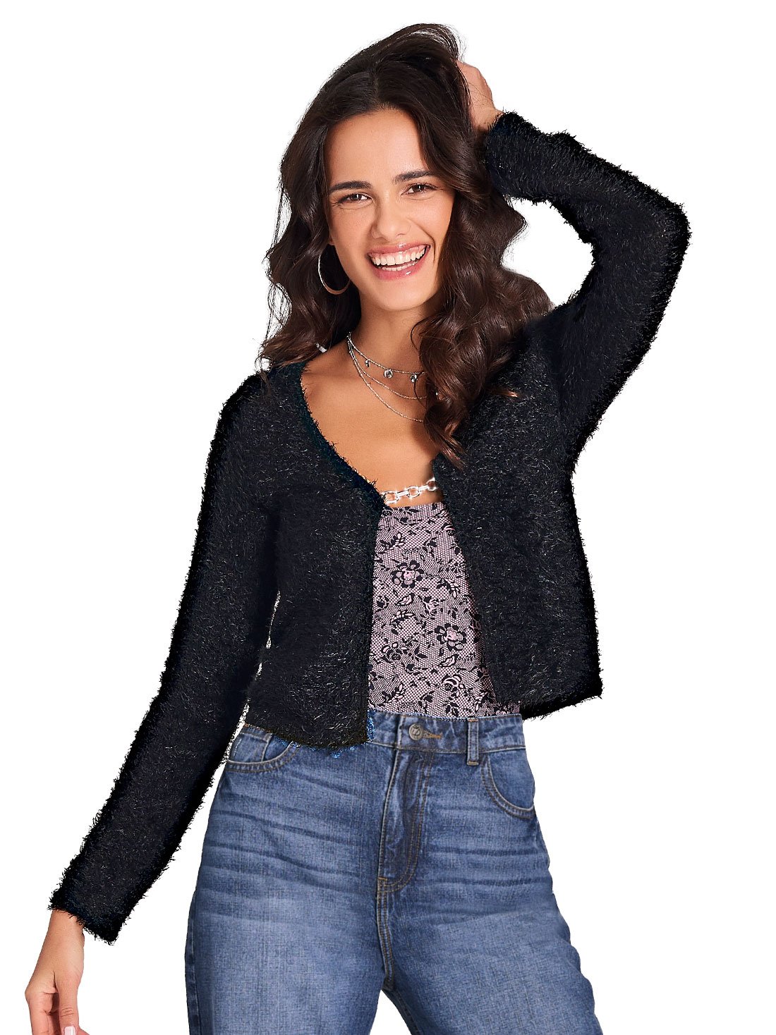Suéter ligero 87017, NEGRO, hi-res
