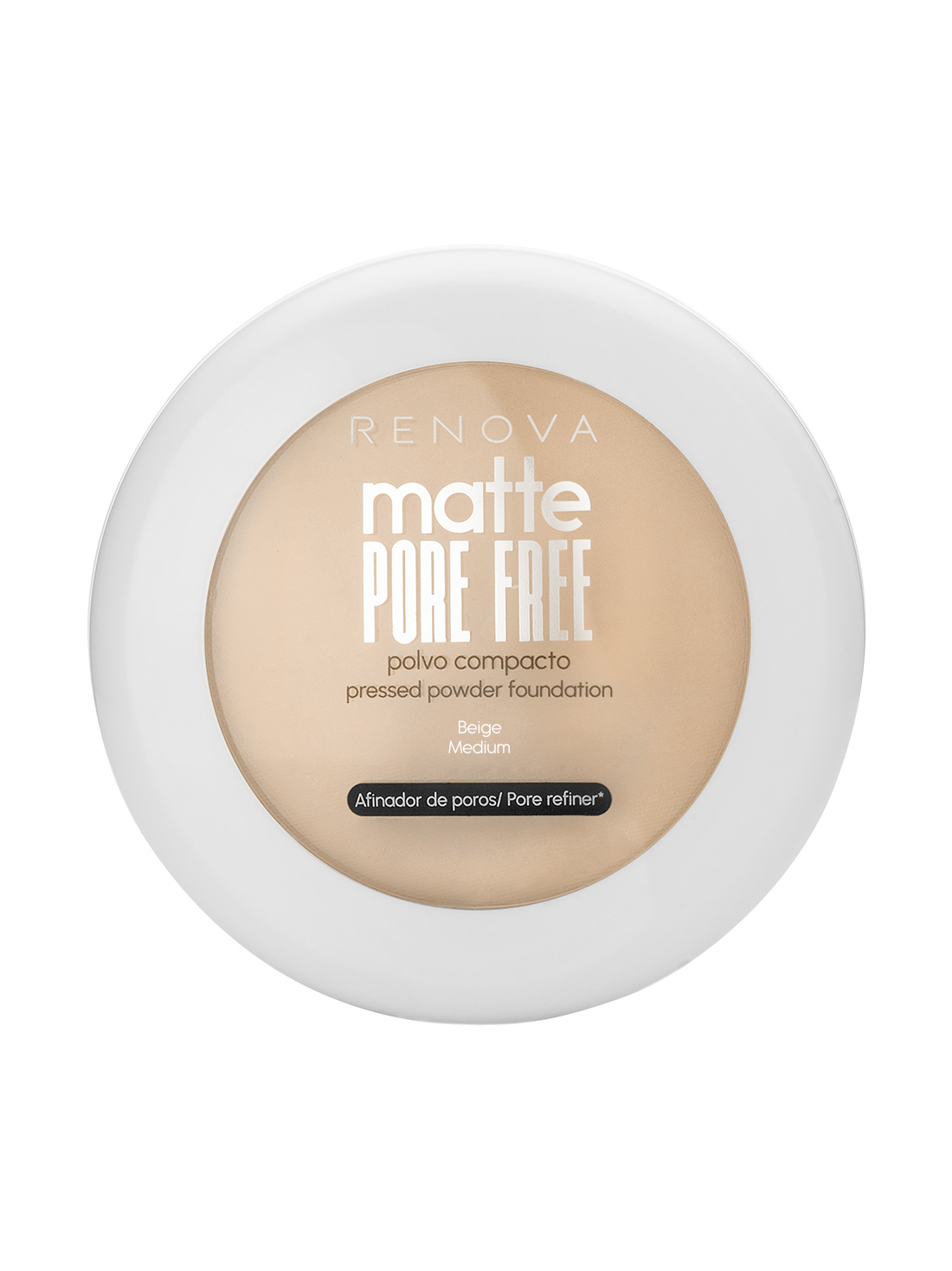 Renova maquillaje en polvo matte pore free 22029, BEIGE MEDIO, hi-res