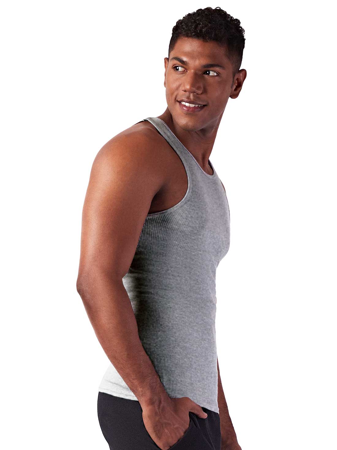 Camiseta atlética Fruit of the Loom 72016, JASPE GRIS, hi-res