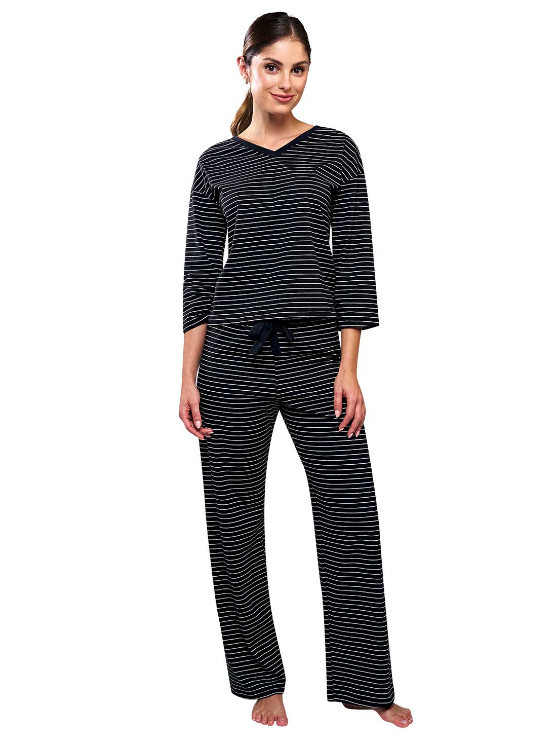 Pijama 77158, BLANCO/NEGRO, hi-res