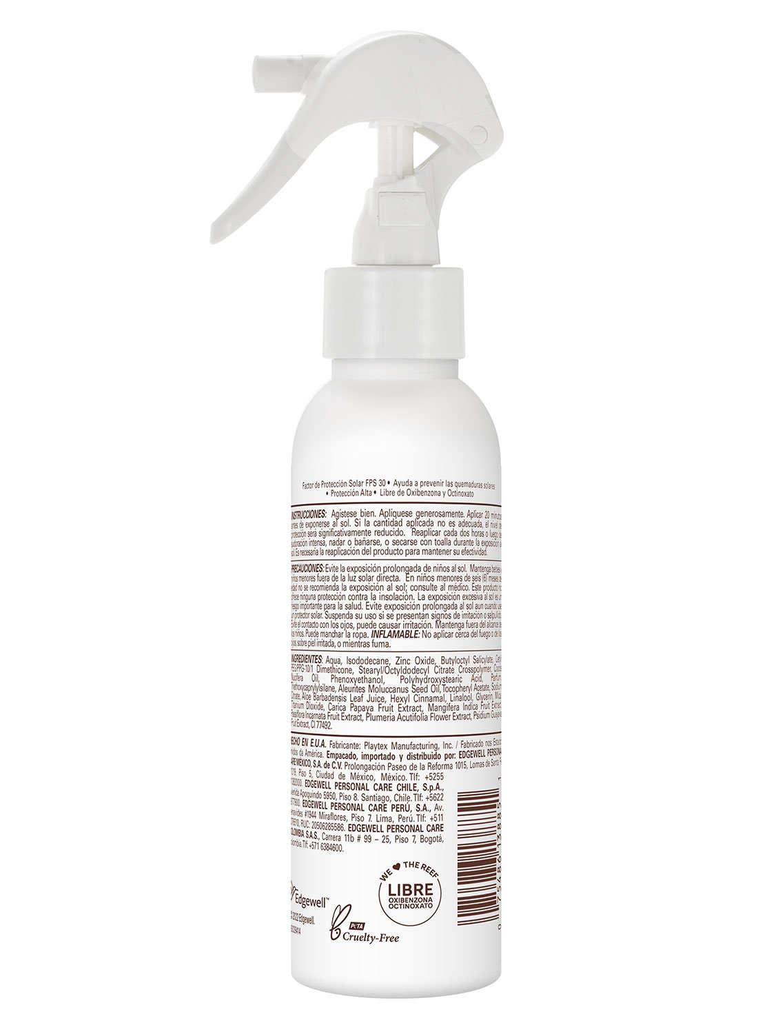 Hawaiian Tropic spray facial mineral sun FPS 30+ 27040, ÚNICO, hi-res