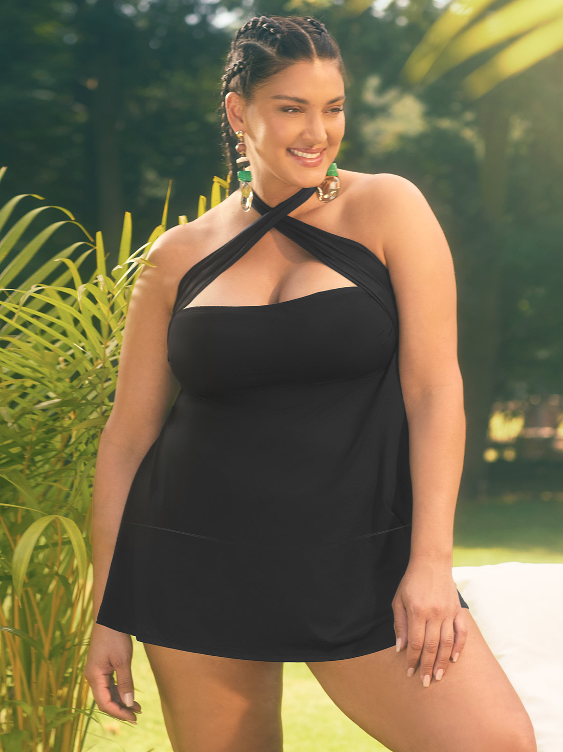 Tankini 75101, NEGRO, hi-res