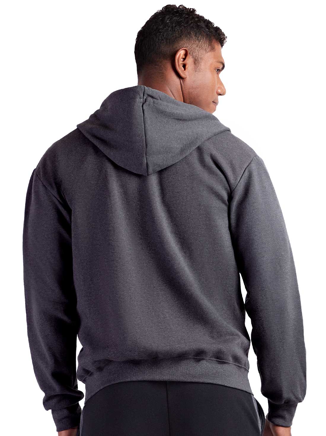 Sudadera Negra Con Capucha Para Hombre Afelpada Hoodie