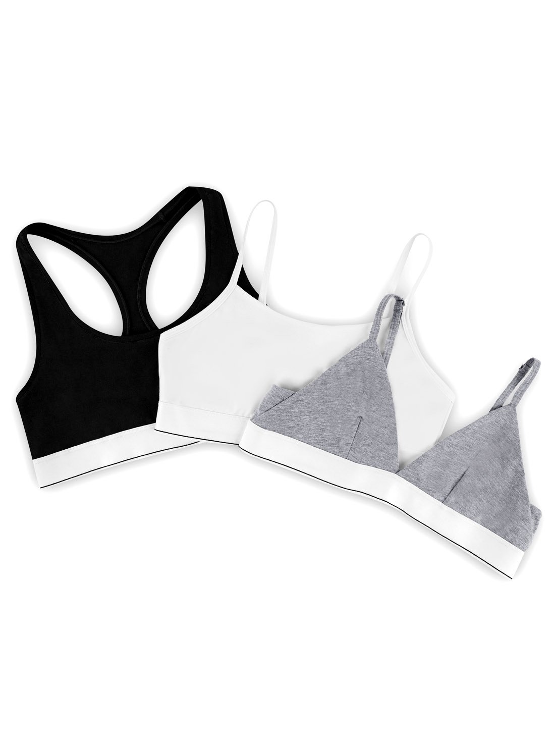 Paquete de 3 tops multisilueta 24335, NEGRO, hi-res