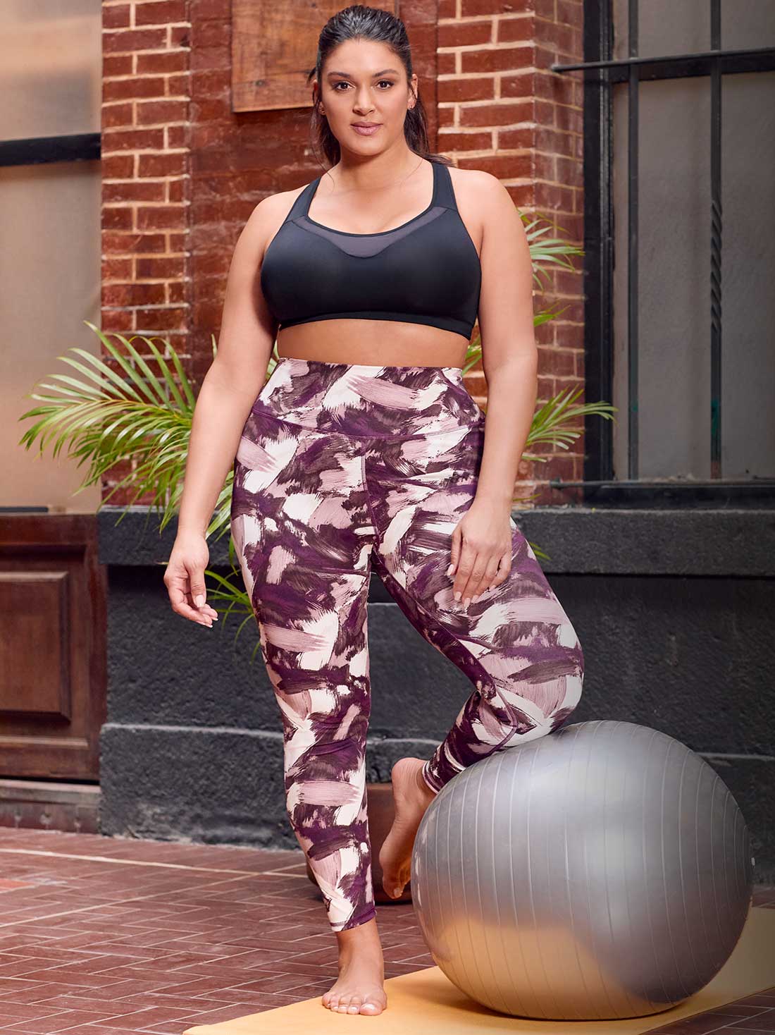 Leggings con pretina alta 1797, ABSTRACTO XXI, hi-res