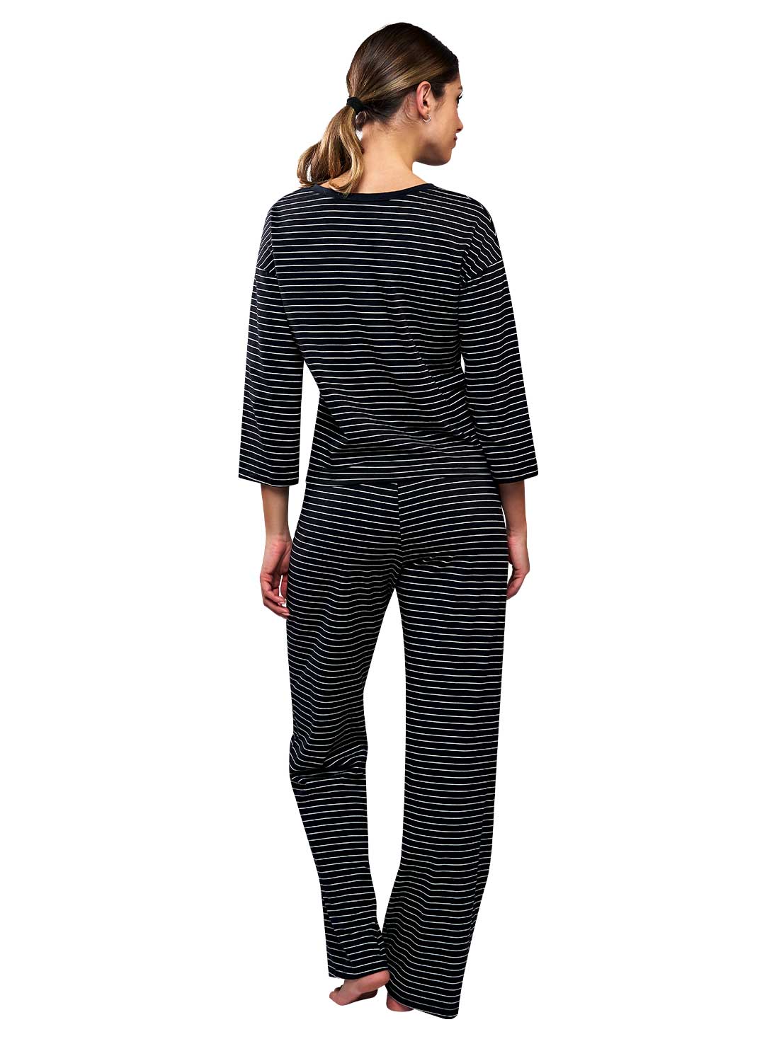 Pijama 77158, BLANCO/NEGRO, hi-res