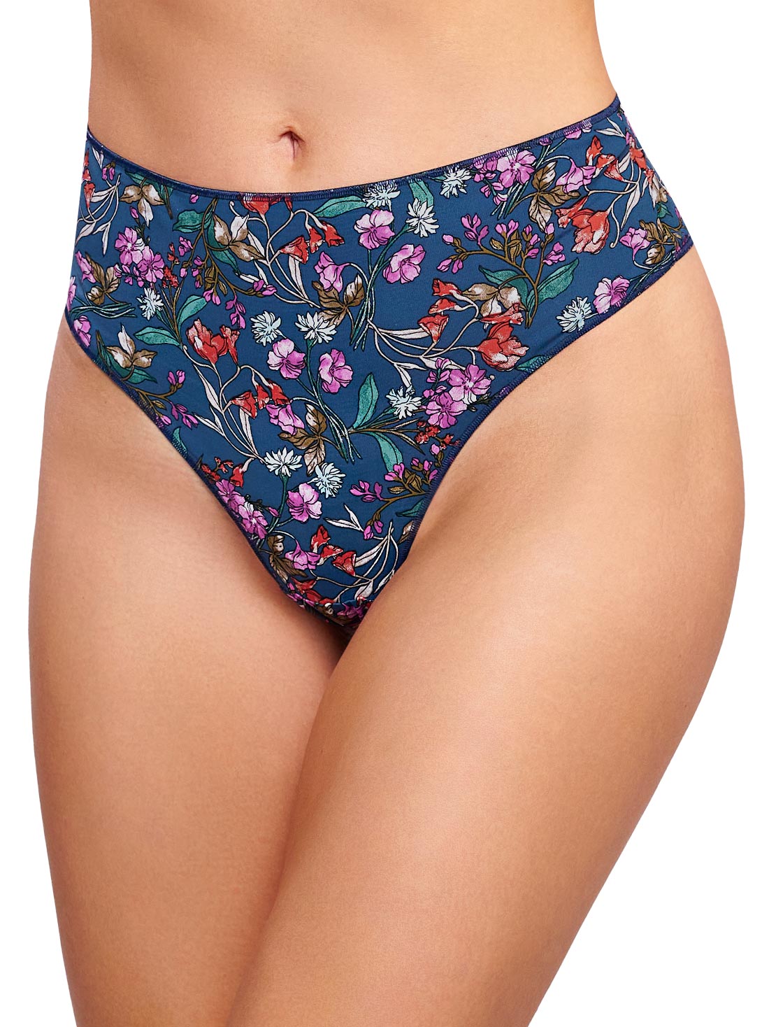 Tanga cintura alta 78105, FLORES CLXX, hi-res