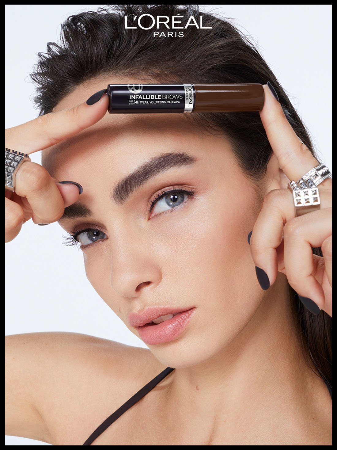 L'Oréal Paris máscara para cejas infallible artist plump 21044, DARK BRUNETTE 04, hi-res