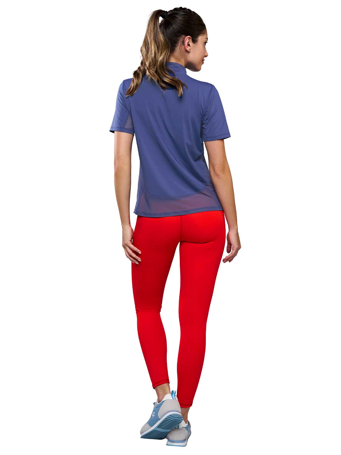 Leggings con pretina alta 1797, ROJO INTENSO, hi-res