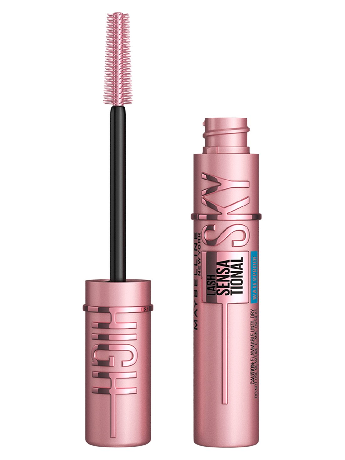 Maybelline mascara para pestañas sky high  35333, VERY BLACK WP, hi-res