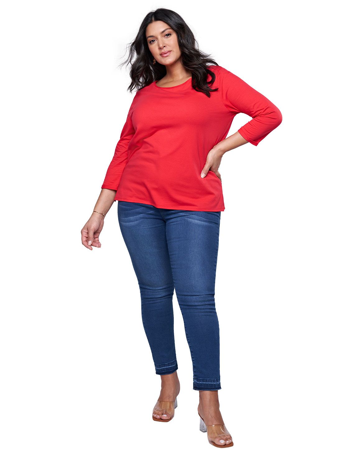 Blusa 43355, ROJO INTENSO, hi-res