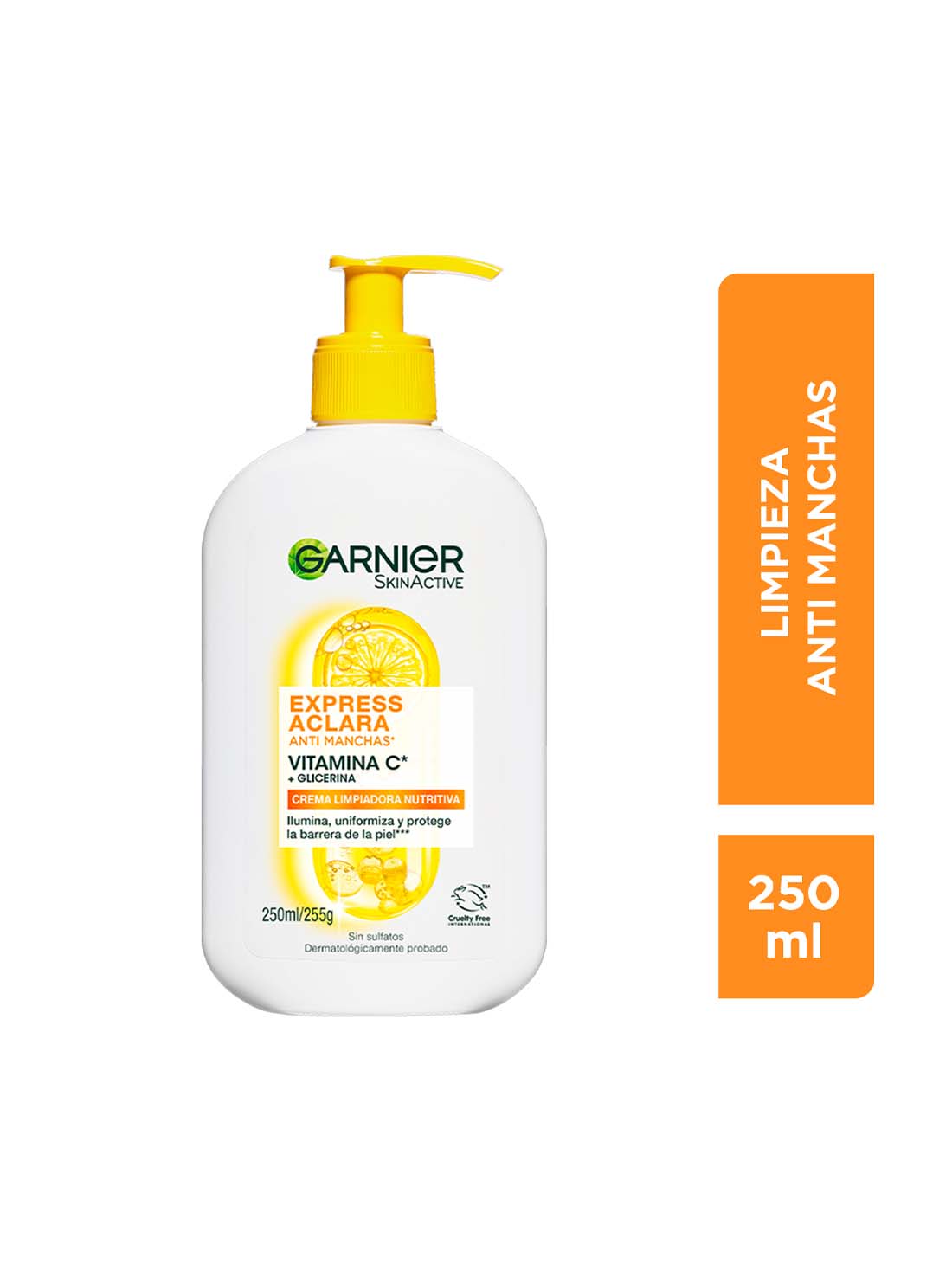 Garnier espuma limpiadora express aclara vit C 25045, ÚNICO, hi-res