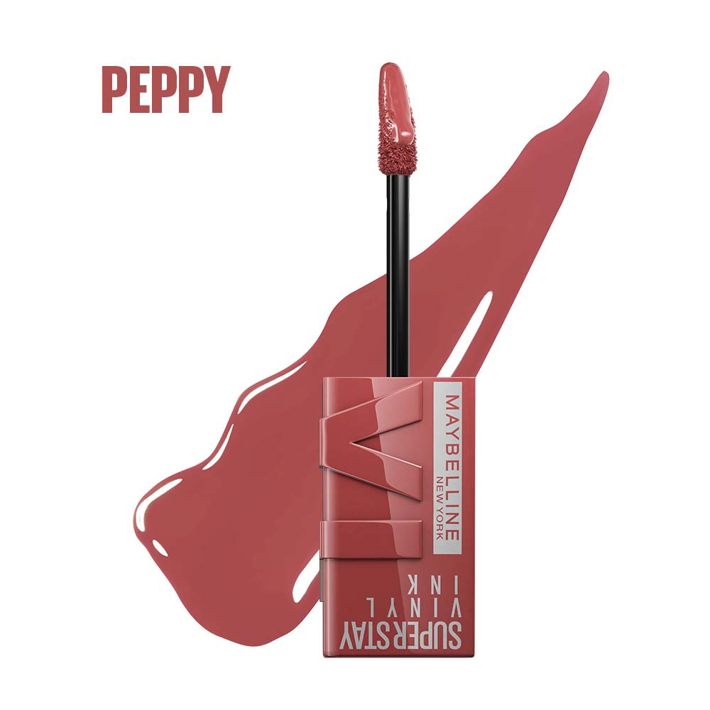 Maybelline labial super stay vinyl ink 20024, PEPPY, hi-res