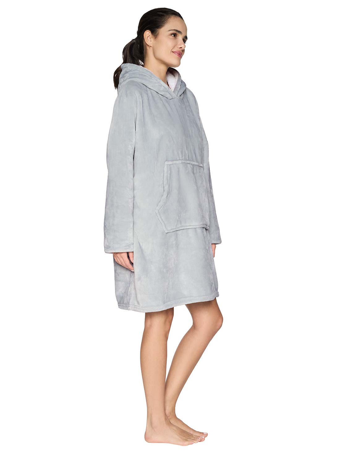 Sudadera de fleece 77190, JASPE GRIS, hi-res