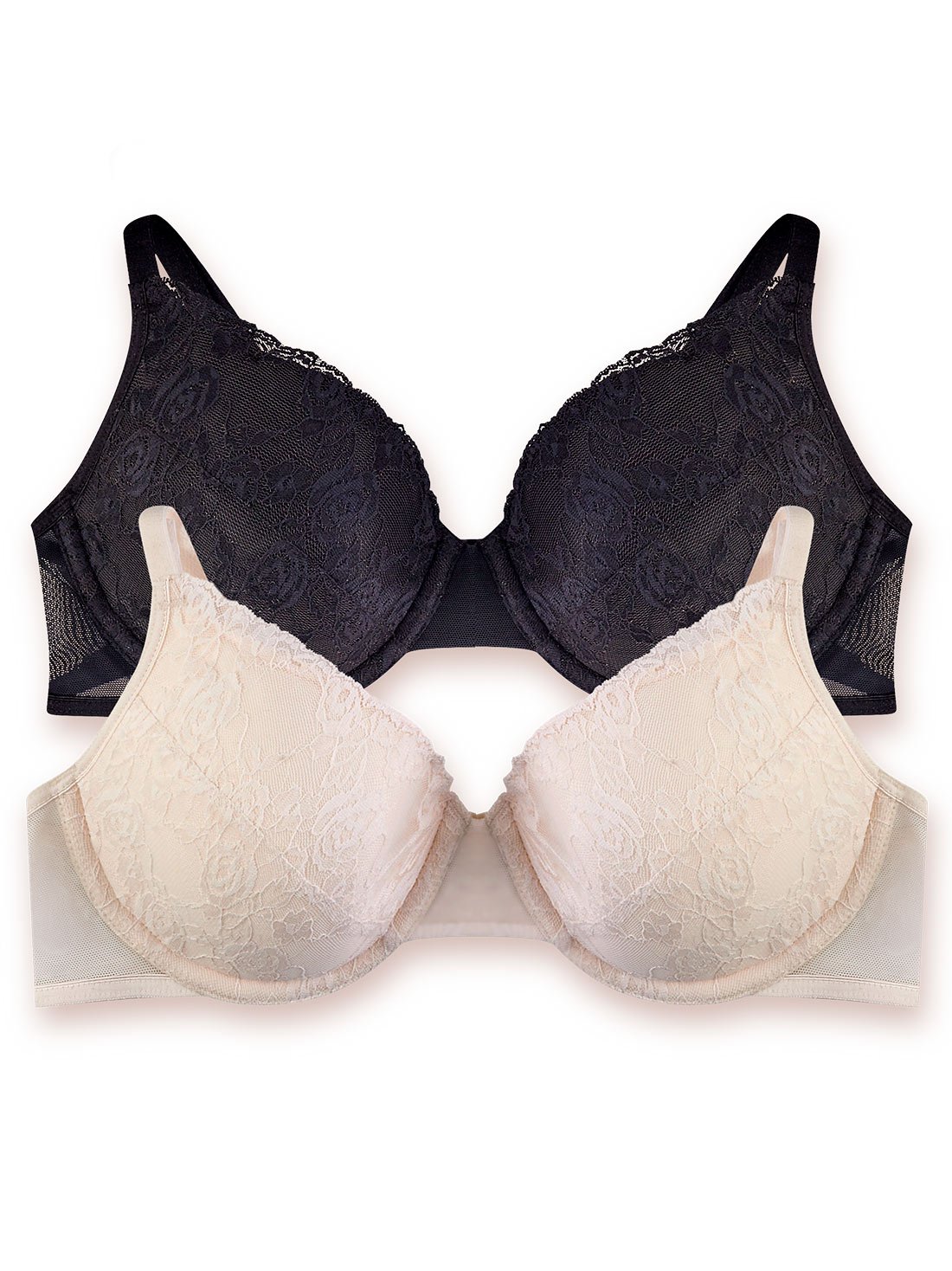 Paquete de dos bras 79011, NEGRO/HUESO, hi-res