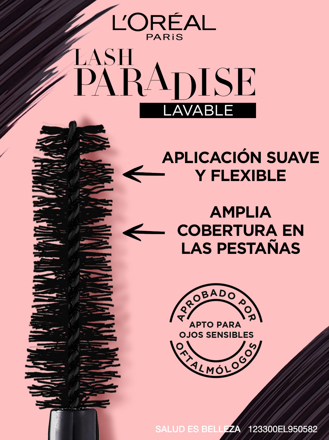 L'Oréal Paris mascara de pestañas voluminous lash paradise 21048, BLACK WS, hi-res