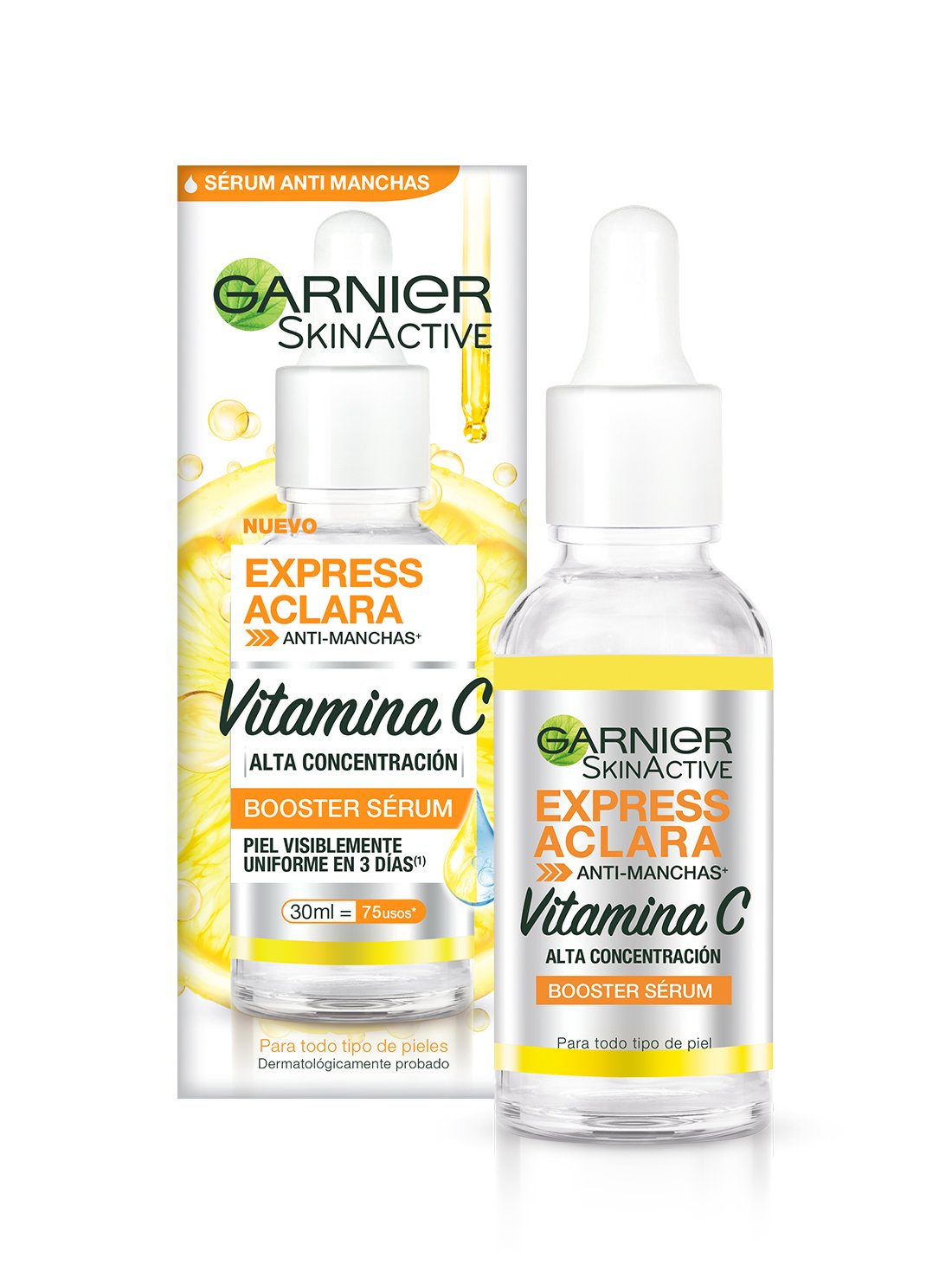 Garnier sérum express aclara  35328, ÚNICO, hi-res
