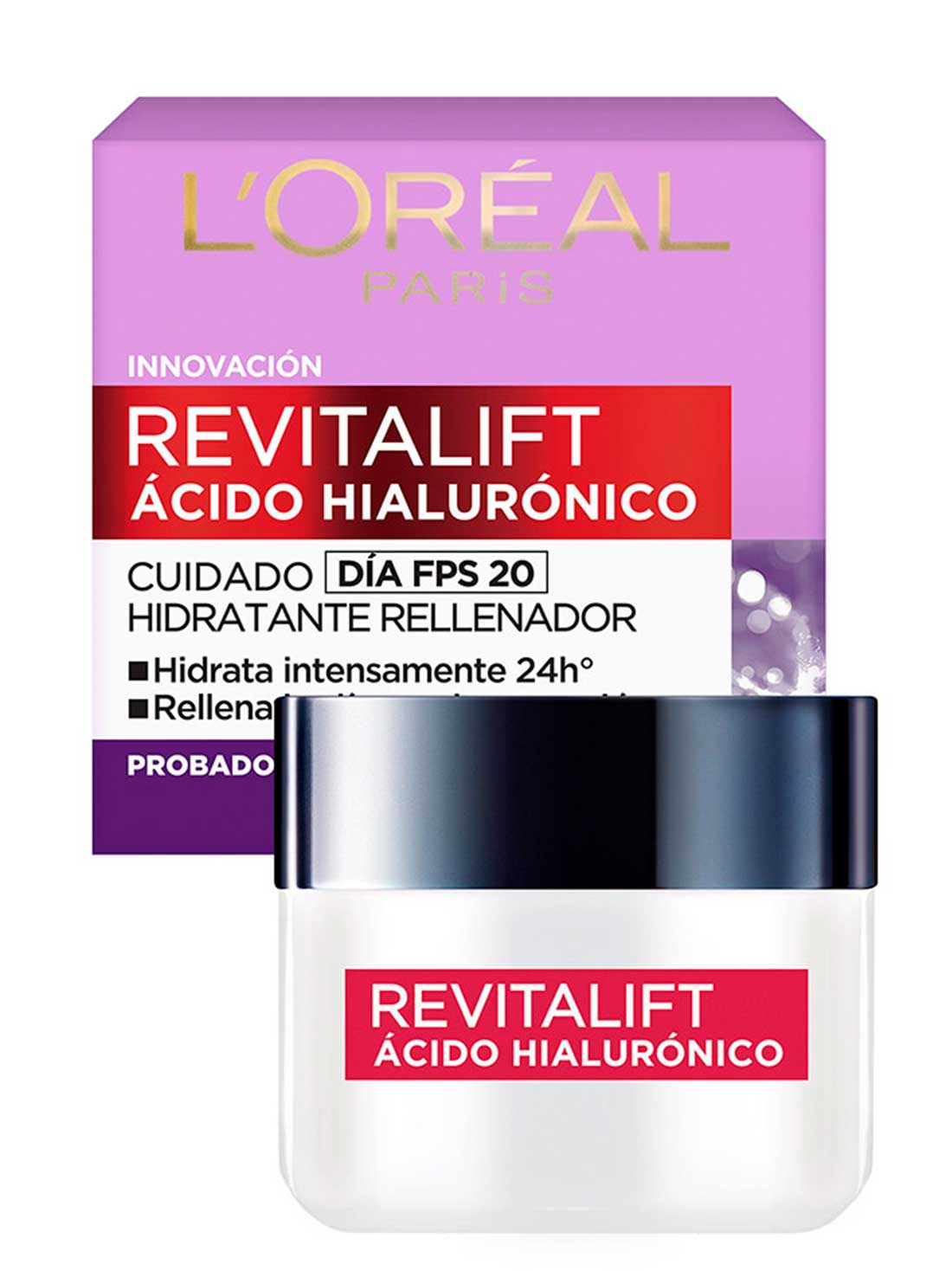 L'Oréal Paris crema de día revitalift ácido hialurónico 35272, ÚNICO, hi-res