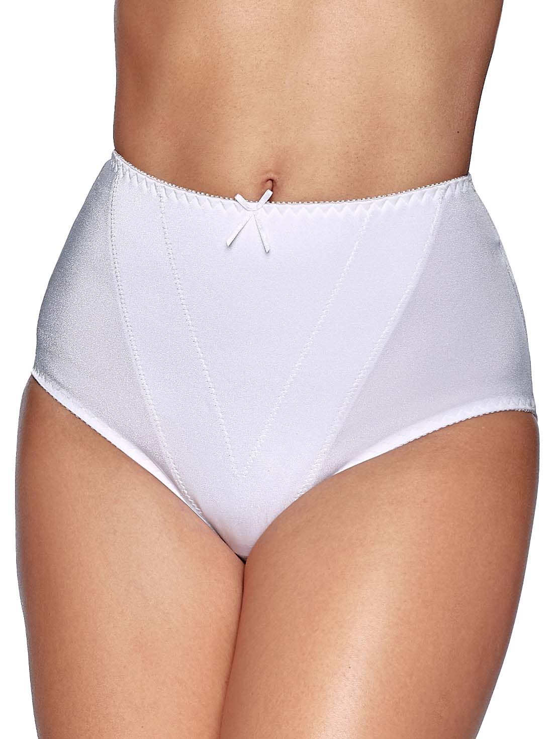 Panty con refuerzo frontal 2155, BLANCO, hi-res