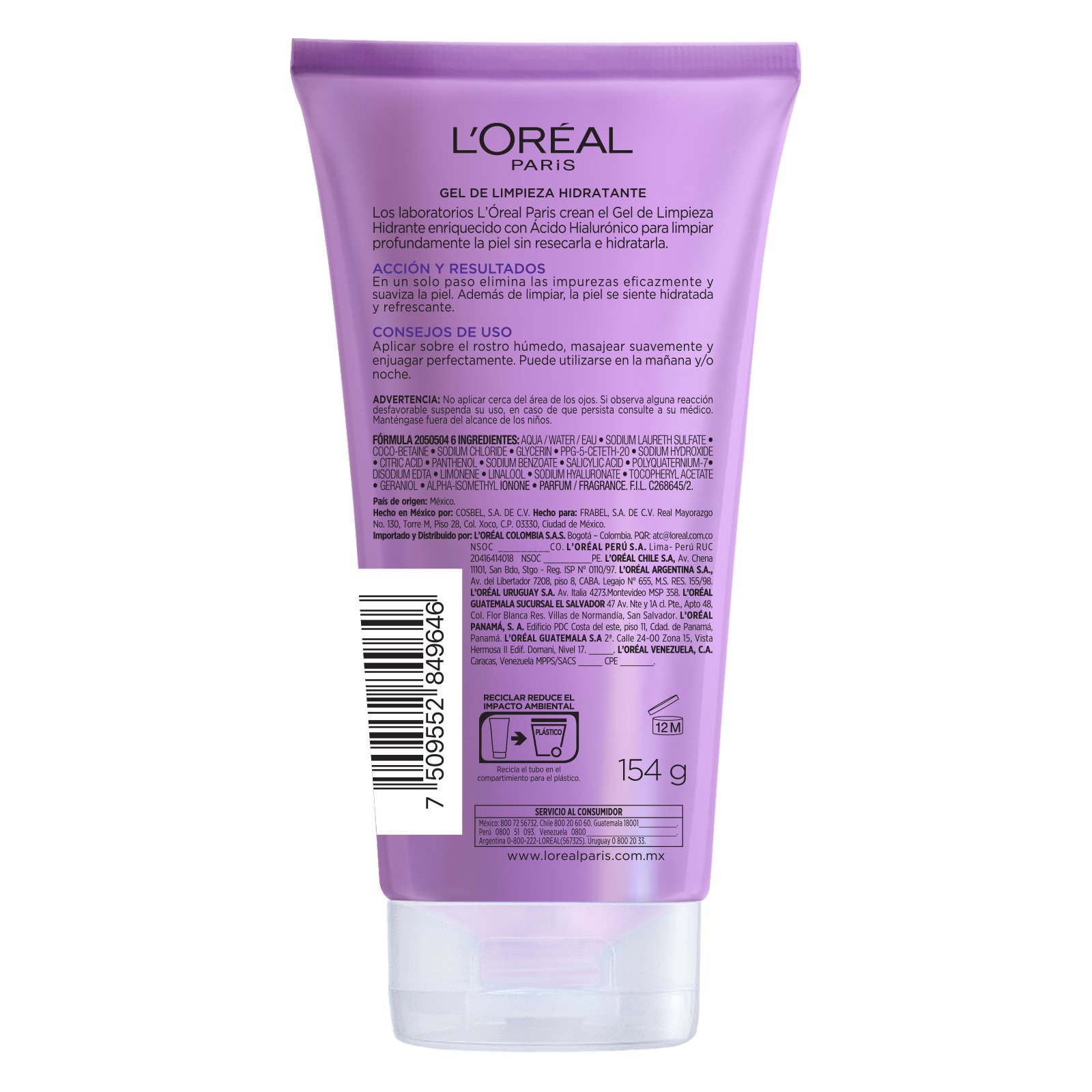 L'Oréal Paris gel hidratante revitalift ácido hialurónico  35337, ÚNICO, hi-res