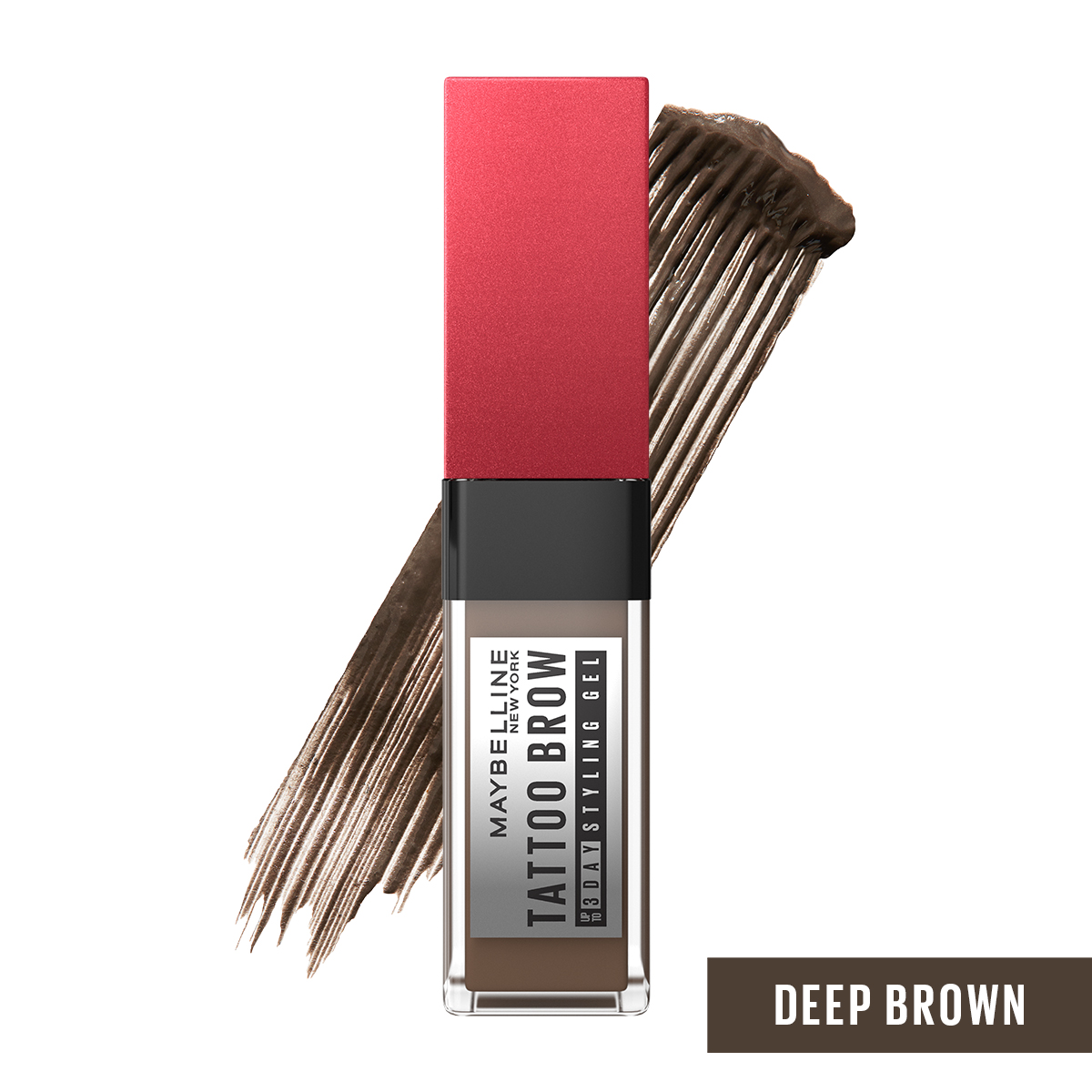 Maybelline mascara para cejas tattoo brow 3D styling 21004, DEEP BROWN, hi-res