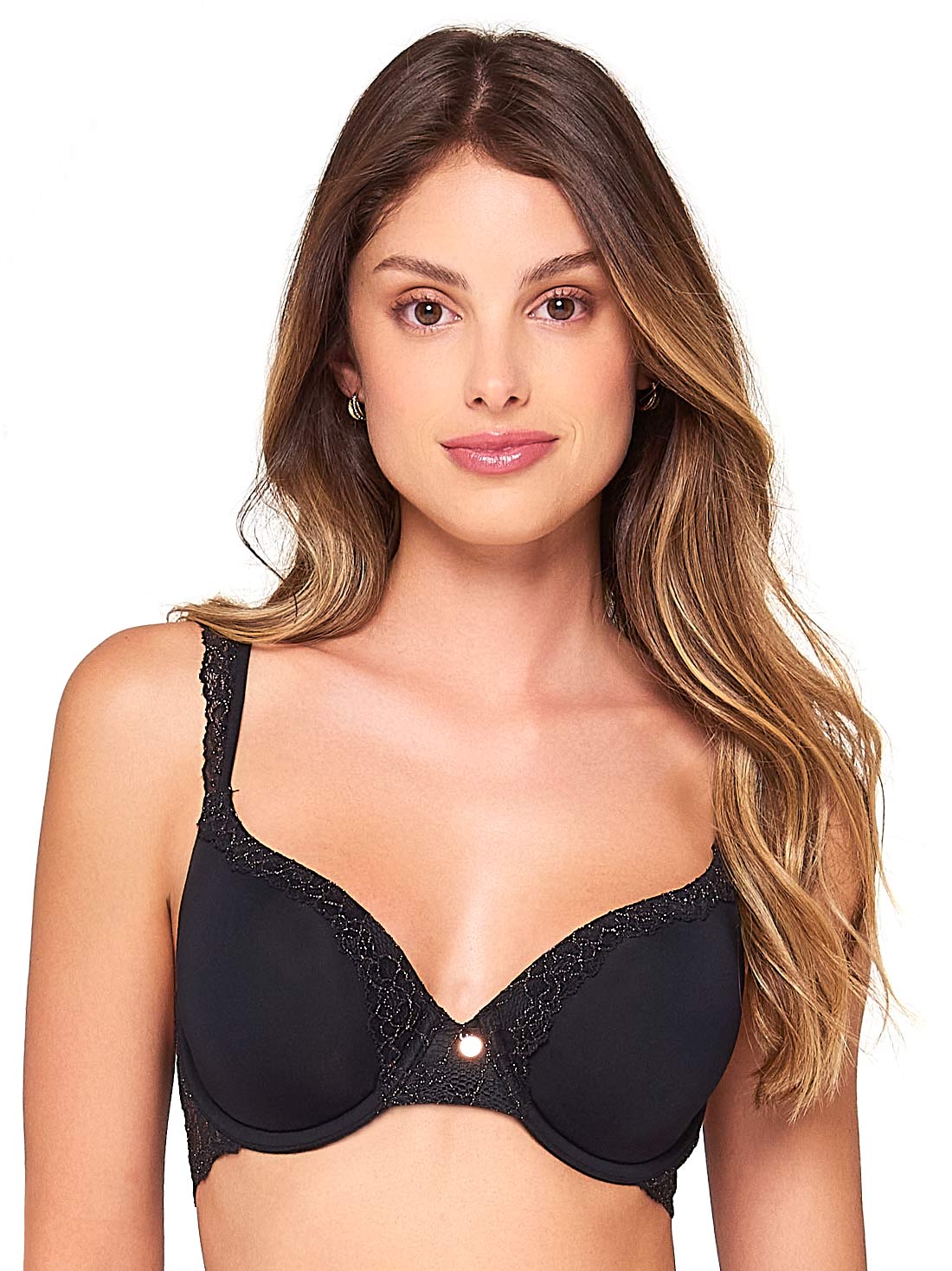 Bra demi 70124, NEGRO, hi-res