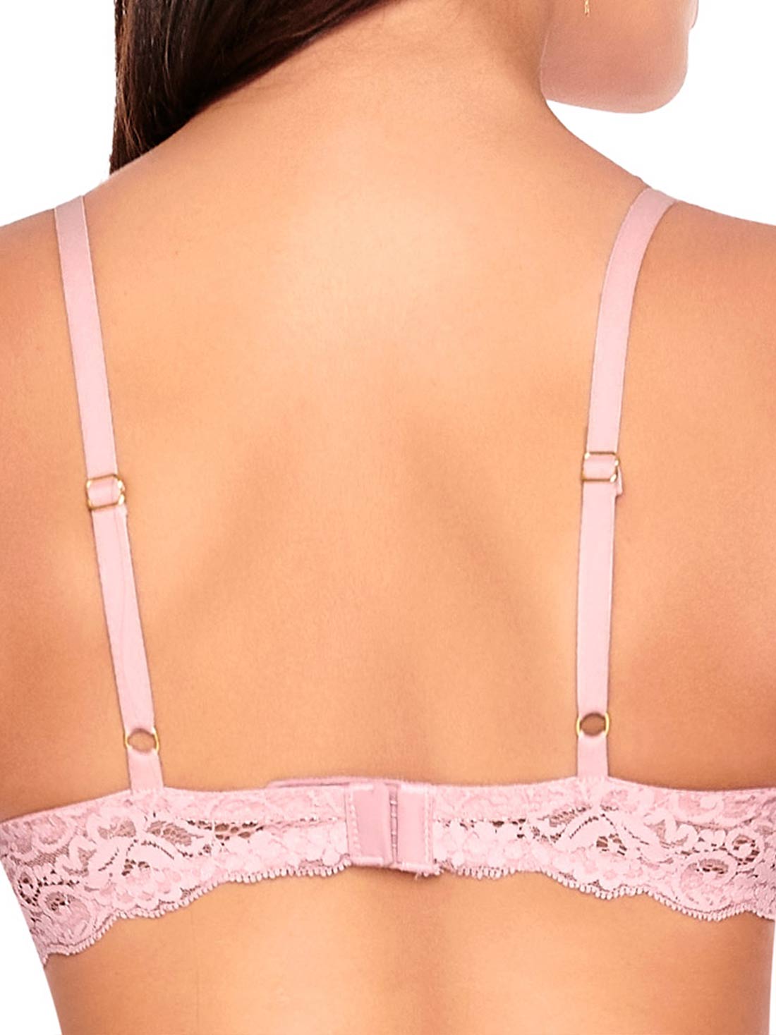 Bra escote profundo 70054, NEGRO/ROSA, hi-res
