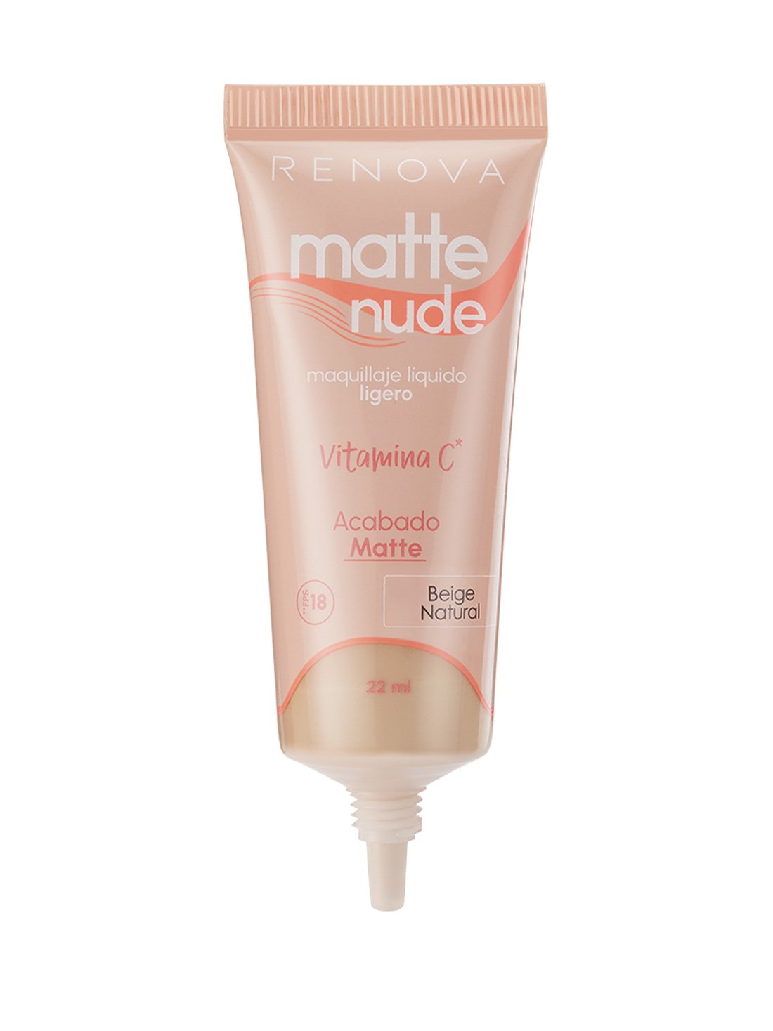 Renova maquillaje líquido matte nude vit C 22033, NATURAL, hi-res