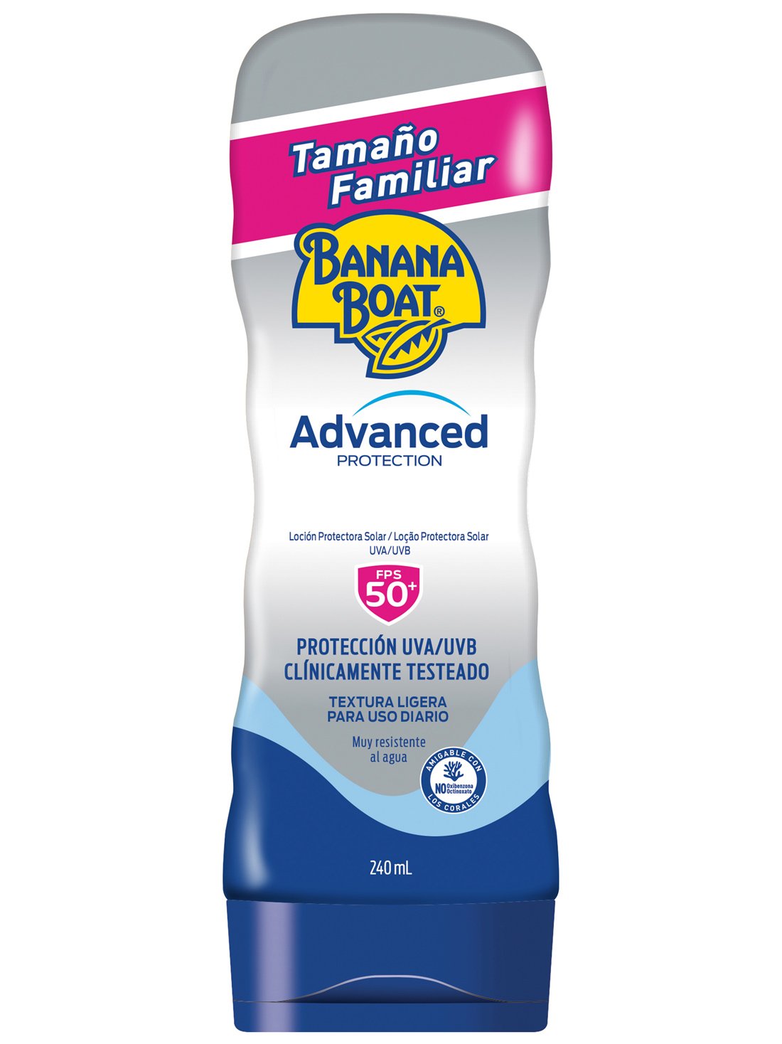 Banana Boat loción advance protection FPS 50+ 27076, ÚNICO, hi-res